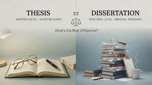 Thesis vs Dissertation: What’s the Real Difference?